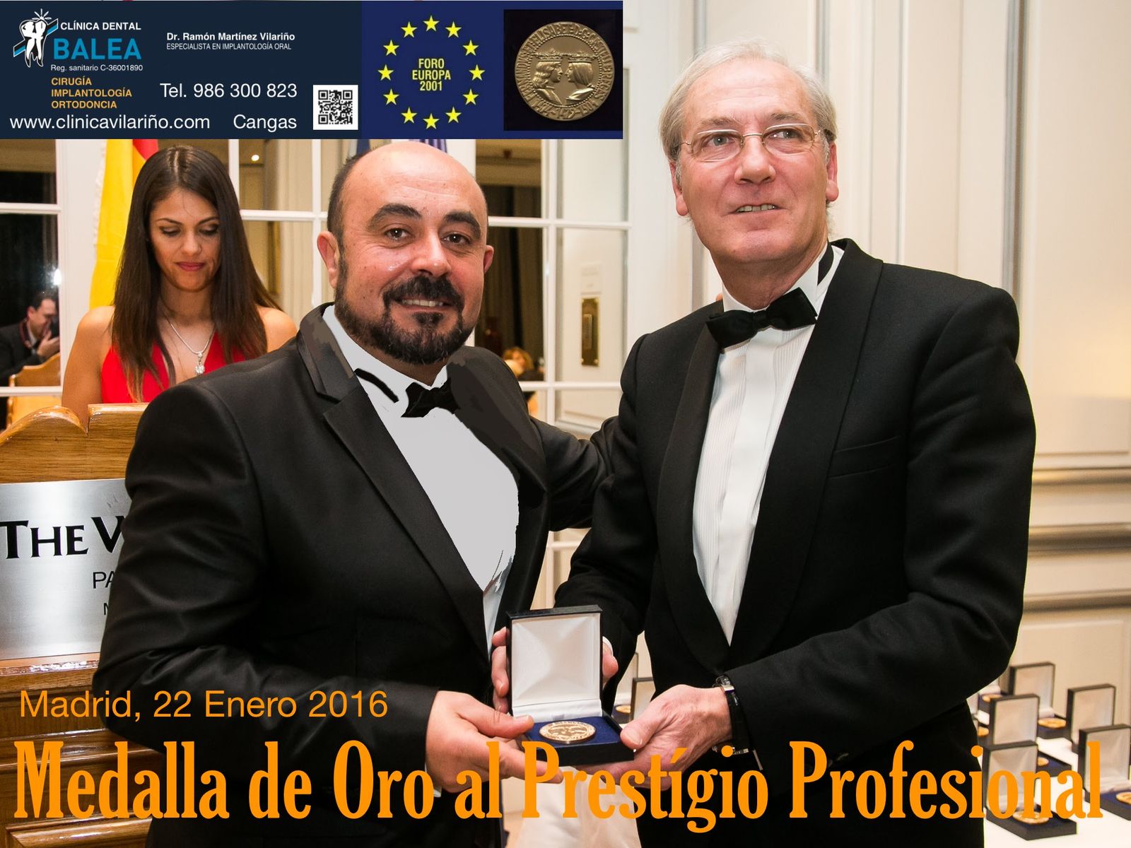 Entrega da Medalha de Ouro ao Prestígio Profissional